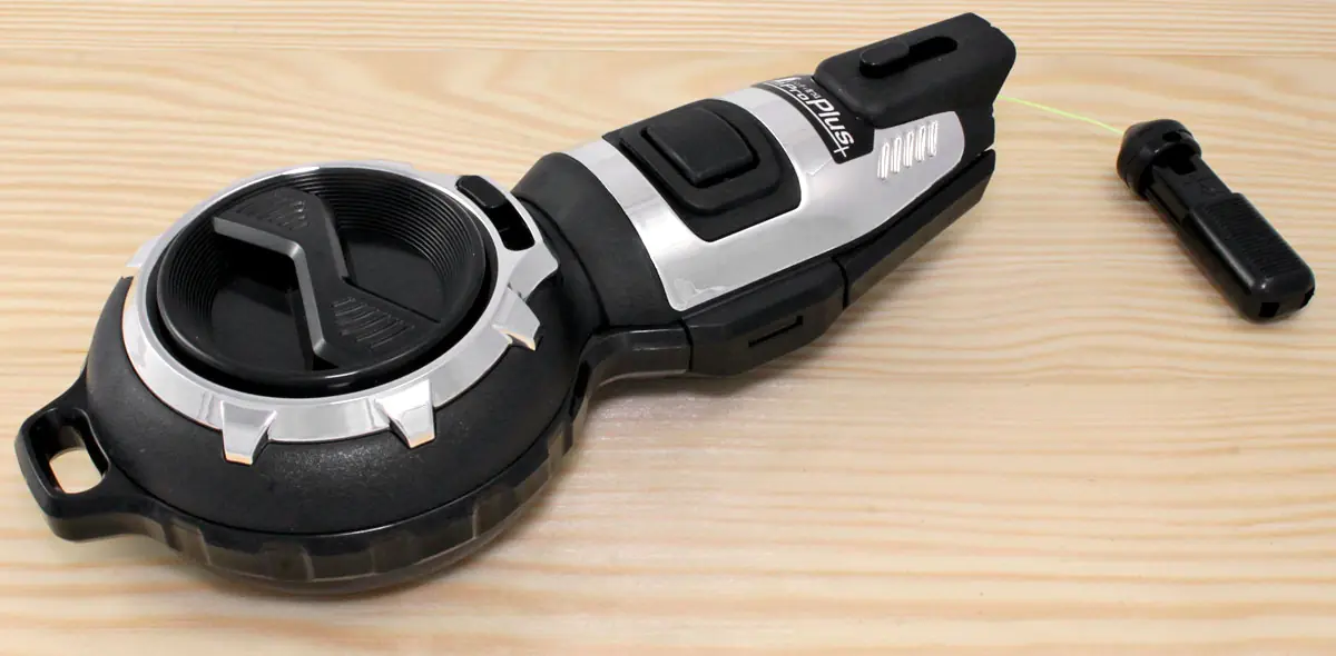 Pro Plus Marcatore professionale nero a linea d’inchiostro con riavvolgimento automatico e corda sottile SHINWA