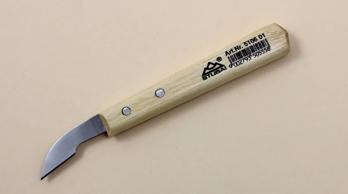 Coltello da intaglio a lama curva STUBAI