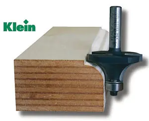 Fresa arrotondatrice con cuscinetto guida gambo 8 mm