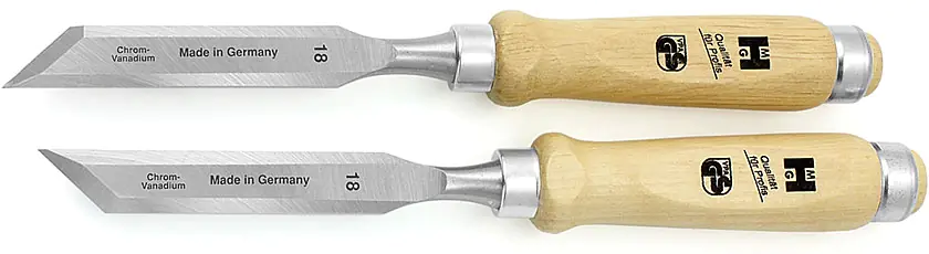 Coppia di scalpelli inclinati destro + sinistro
