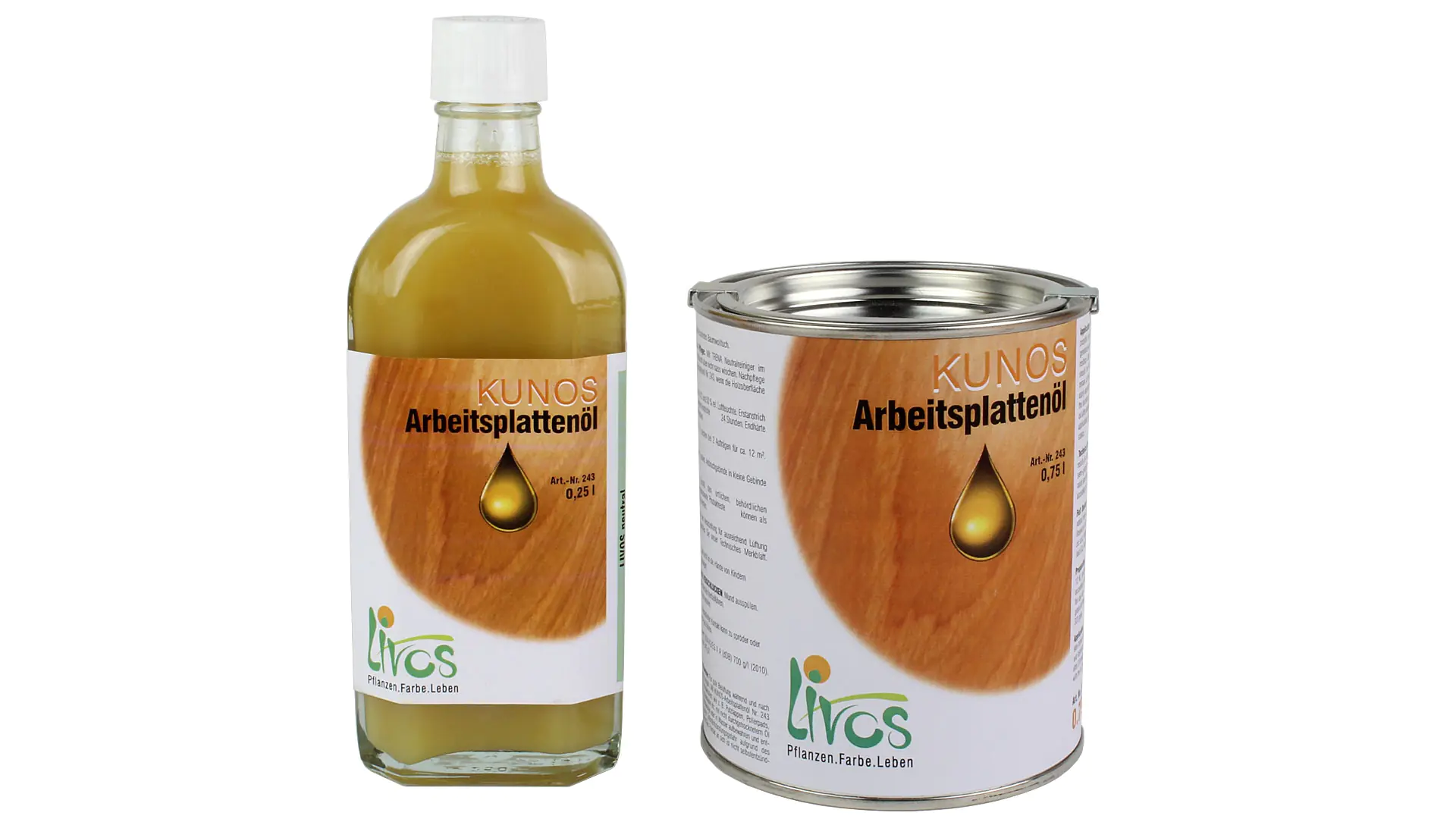 Olio per piani di lavoro Kunos di Livos