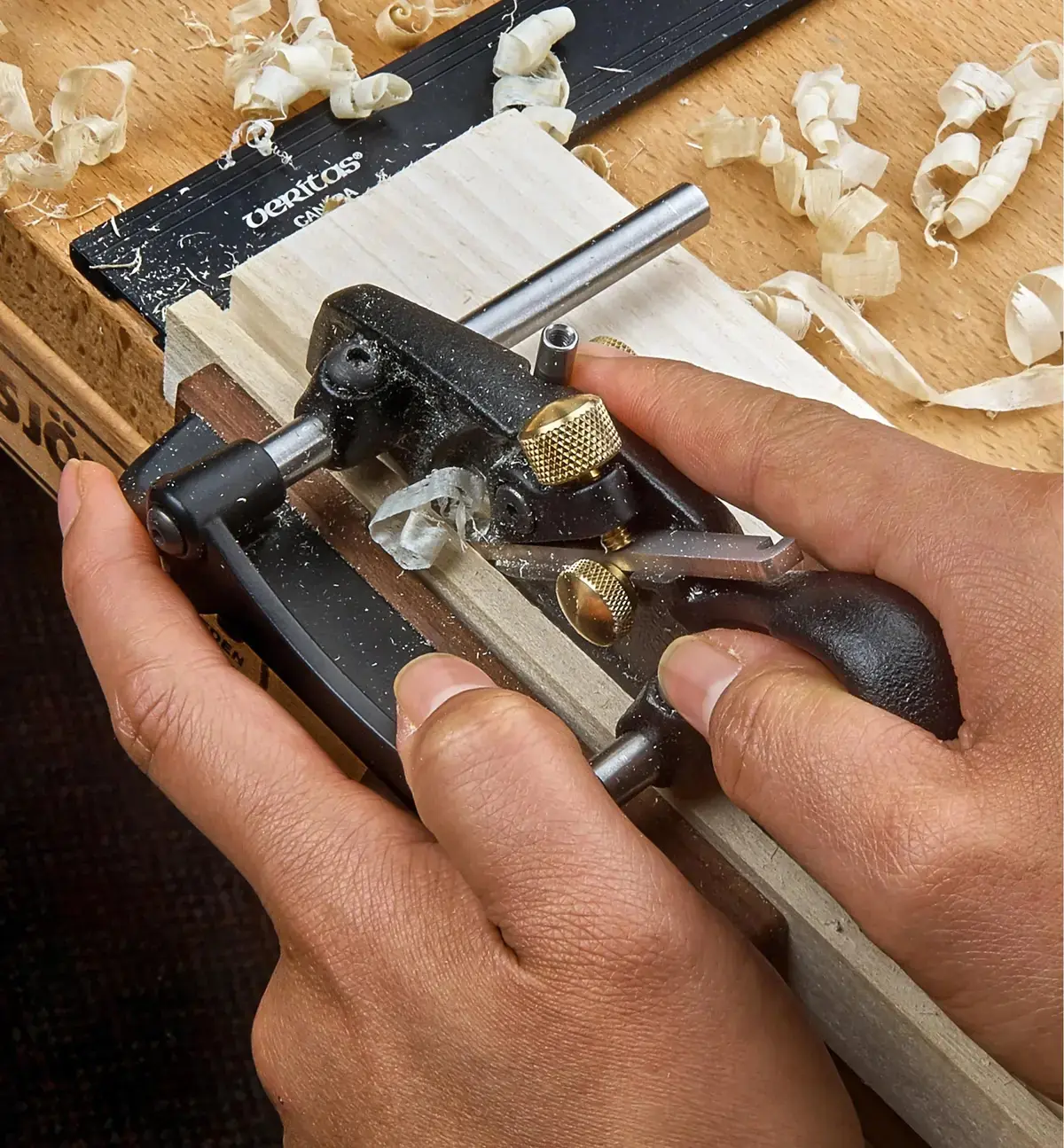 Box-Maker’s Plow Plane per i destrimani VERITAS