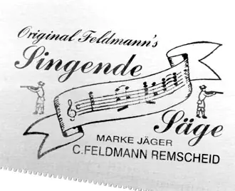 Sega musicale FELDMANNS lunghezza lama 960 mm larghezza lama 40-180 mm,  spessore lama 0,8 mm con borsa Sega musicale FELDMANNS lunghezza lama 960 mm larghezza lama 40-180 mm,  spessore lama 0,8 mm con borsa