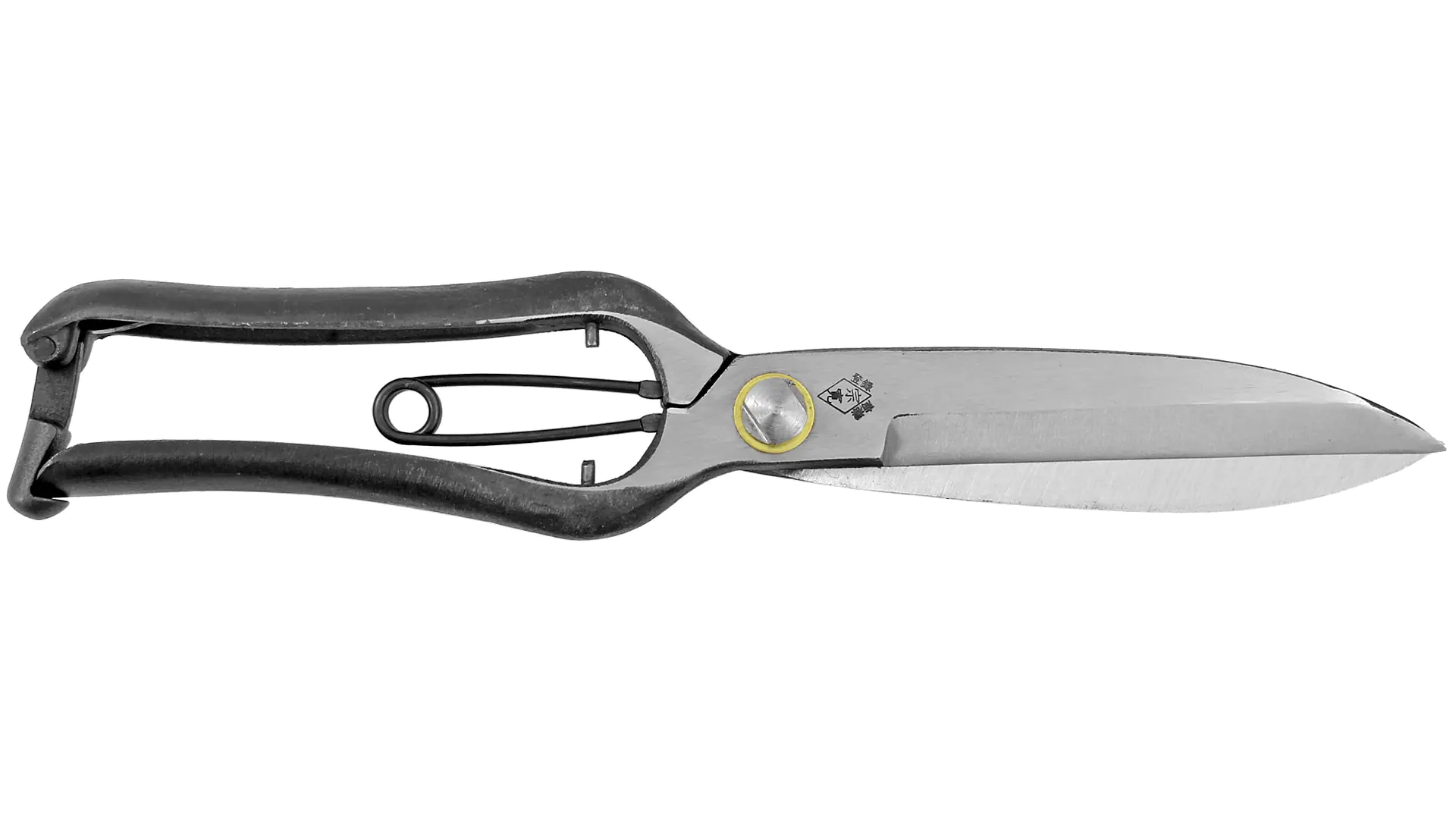 Forbice giapponese per arte topiaria lunghezza totale 270 mm con chiusura in metallo versione professionale SOKAN
