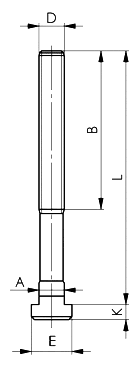 Vite a T con dado esagonale e rondella filettatura M10 (D) per guide con solco largo 10mm M10x10x40 Vite a T con dado esagonale e rondella filettatura M10 (D) per guide con solco largo 10mm M10x10x40