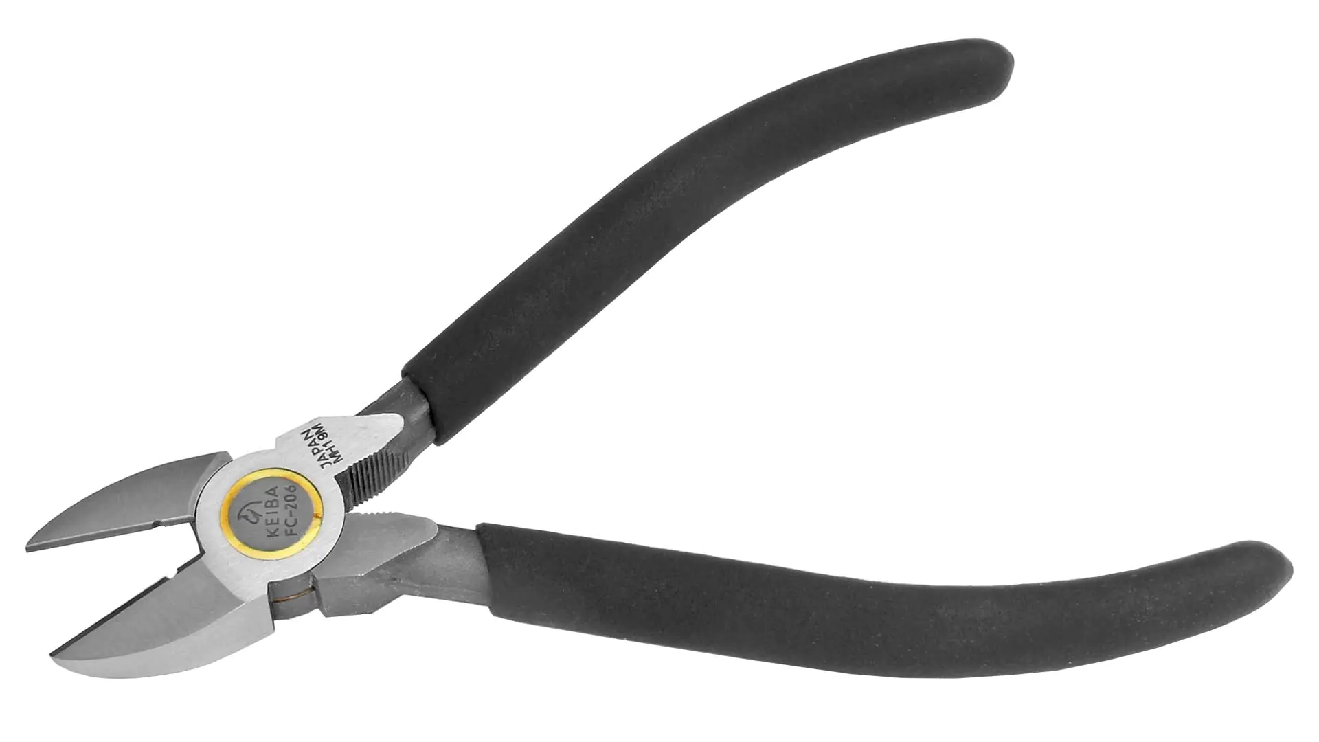 Tronchese a tagliente laterale lucidata con manico rivestito di plastica lunghezza totale 150 mm High Grade Series KEIBA Tronchese a tagliente laterale lucidata con manico rivestito di plastica lunghezza totale 150 mm High Grade Series KEIBA