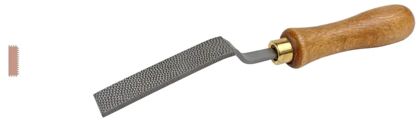 Raspa a collo piegato dritta LT 210 mm taglio 10 LIOGIER