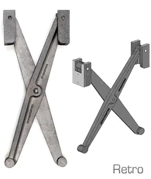 Supporto a incrocio (Crisscross Retro) BENCHCRAFTED