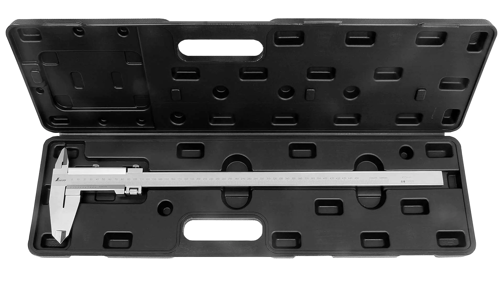 Calibro a nonio tascabile 450 mm con vite di bloccaggio SHINWA Calibro a nonio tascabile 450 mm con vite di bloccaggio SHINWA