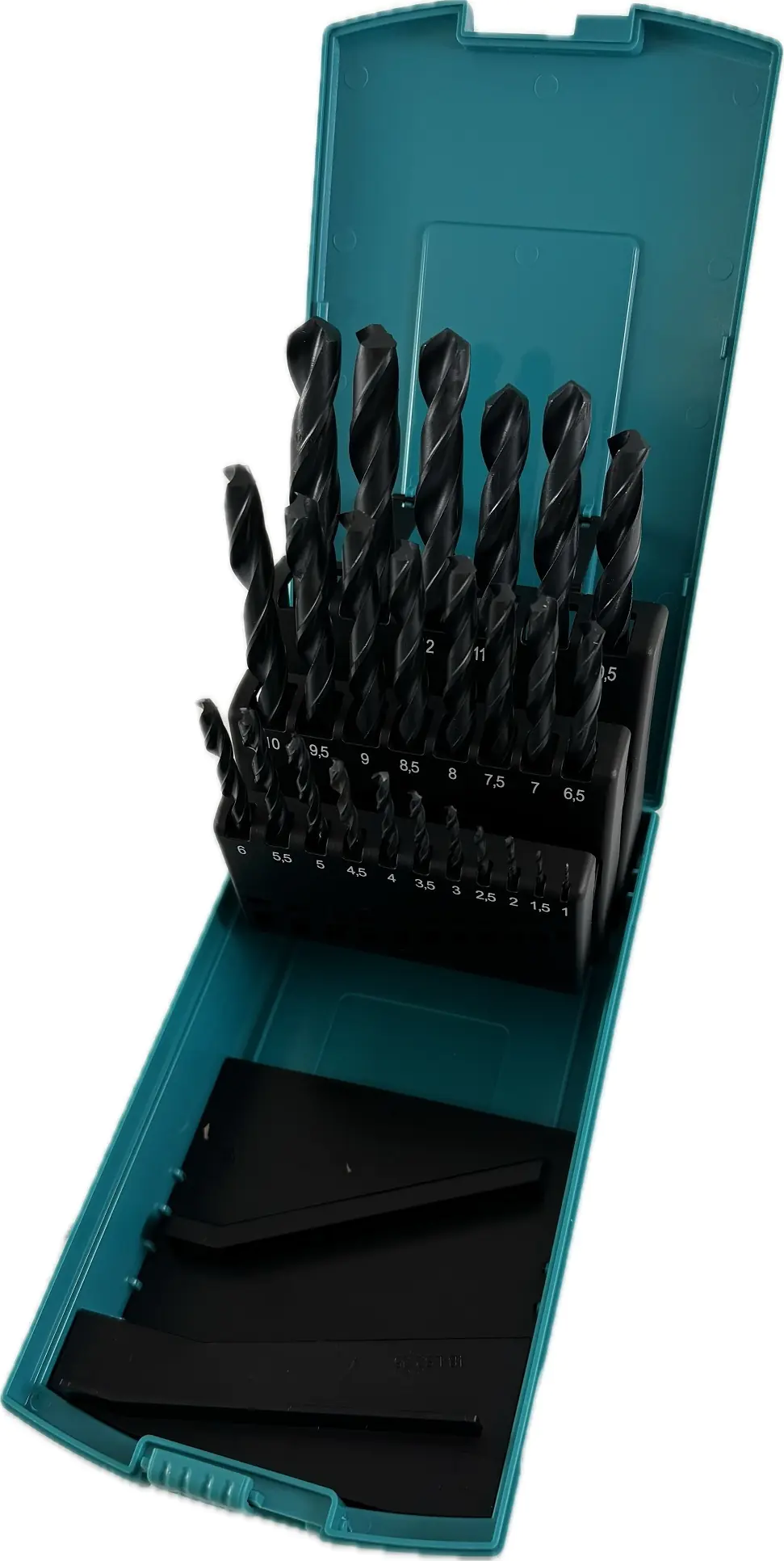 Set punte elicoidali HSS 1,0 - 13,0 mm con incremento di 0,5 mm LOEHER-LB2 840/01 punte rullate -  in custodia di plastica