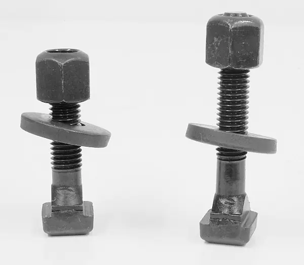 Vite per scanalatura a T con dado esagonale e rondella con filetto M8 per larghezza scanalatura 8 mm