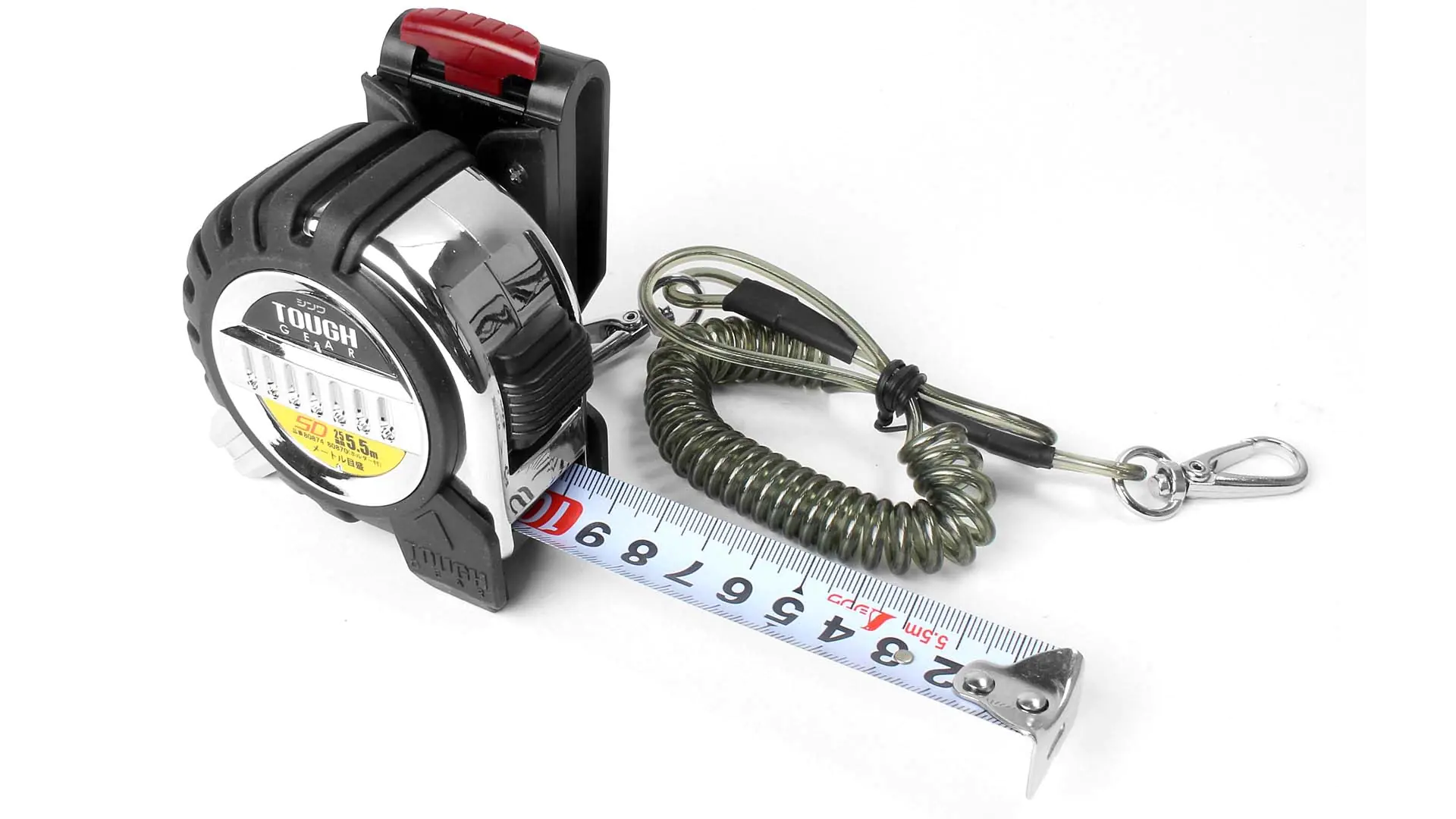 Nastro metrico TOUGH GEAR  SD with Holder lunghezza 5.5m graduazione in mm SHINWA