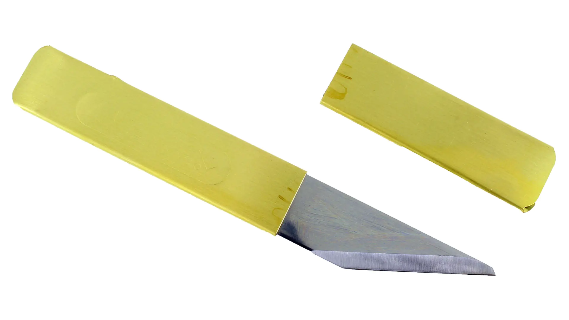 Coltello da intaglio giapponese con manico in ottone Coltello da intaglio giapponese con manico in ottone
