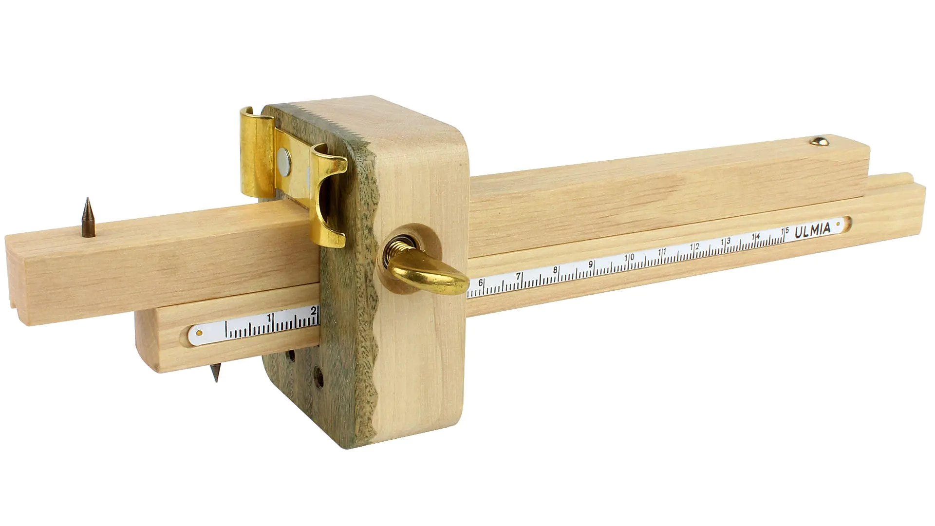 Graffietto da marcatura in carpino bianco – placcato con lignum vitae ULMIA