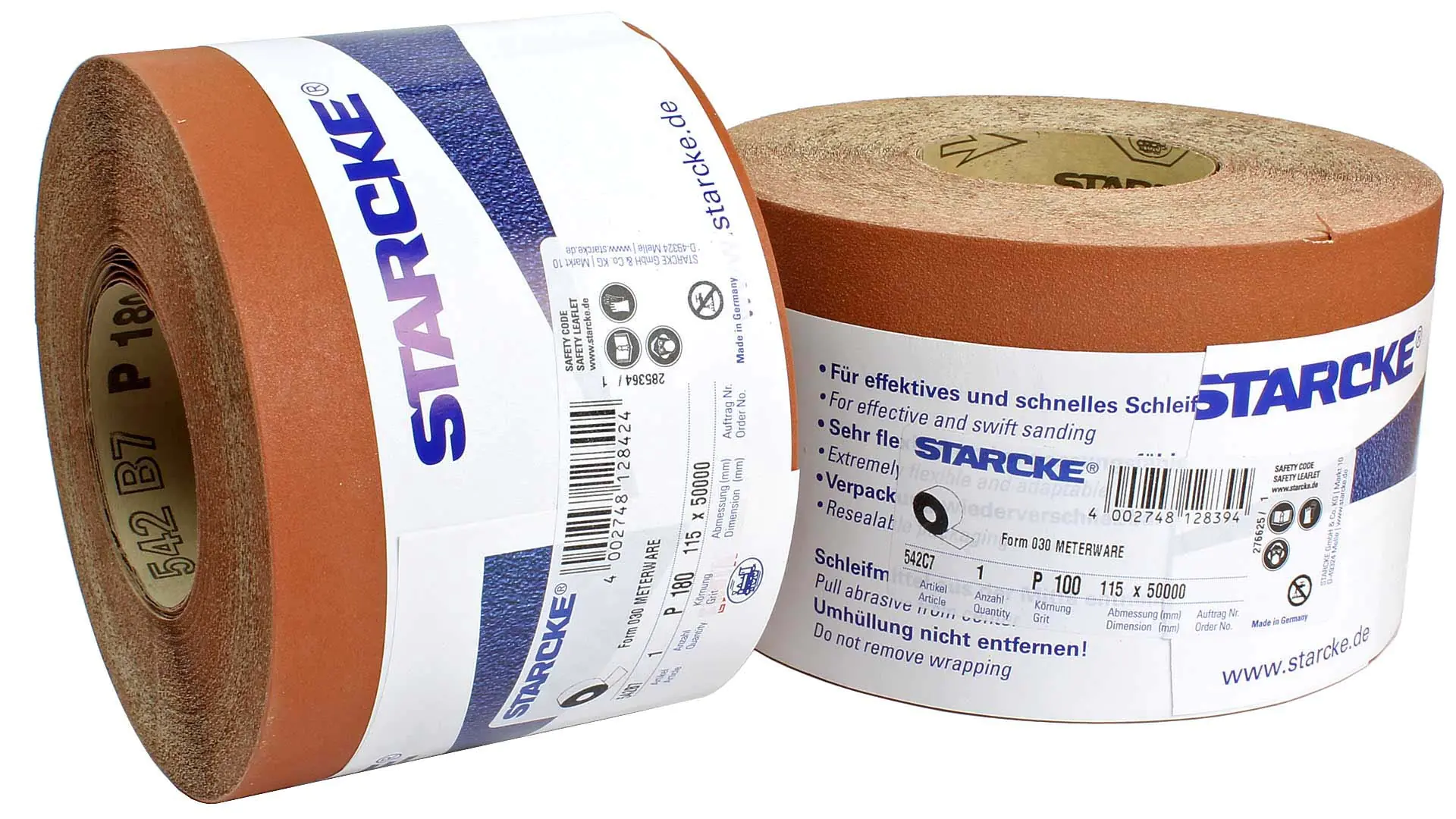 Carta abrasiva per legno in rotolo larghezza 115mm lunghezza 50m P240 Carta abrasiva per legno in rotolo larghezza 115mm lunghezza 50m P240