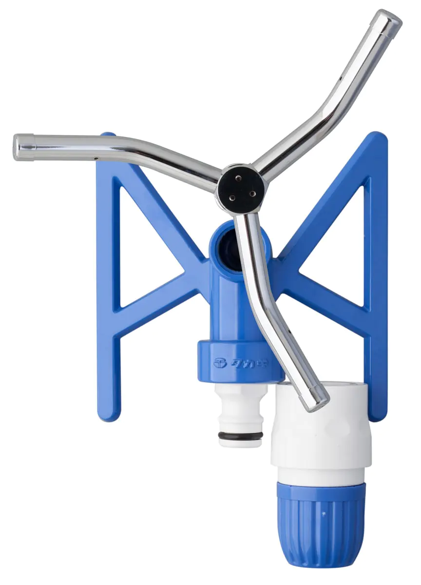 Metal rotary sprinkler with hose connector TAKAGI