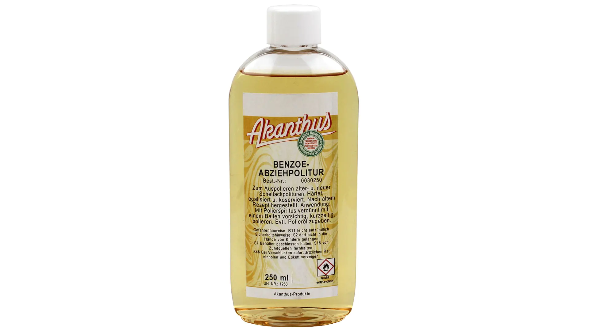 Lucidante speciale all'estratto di Styrax Benzoin 250 ml