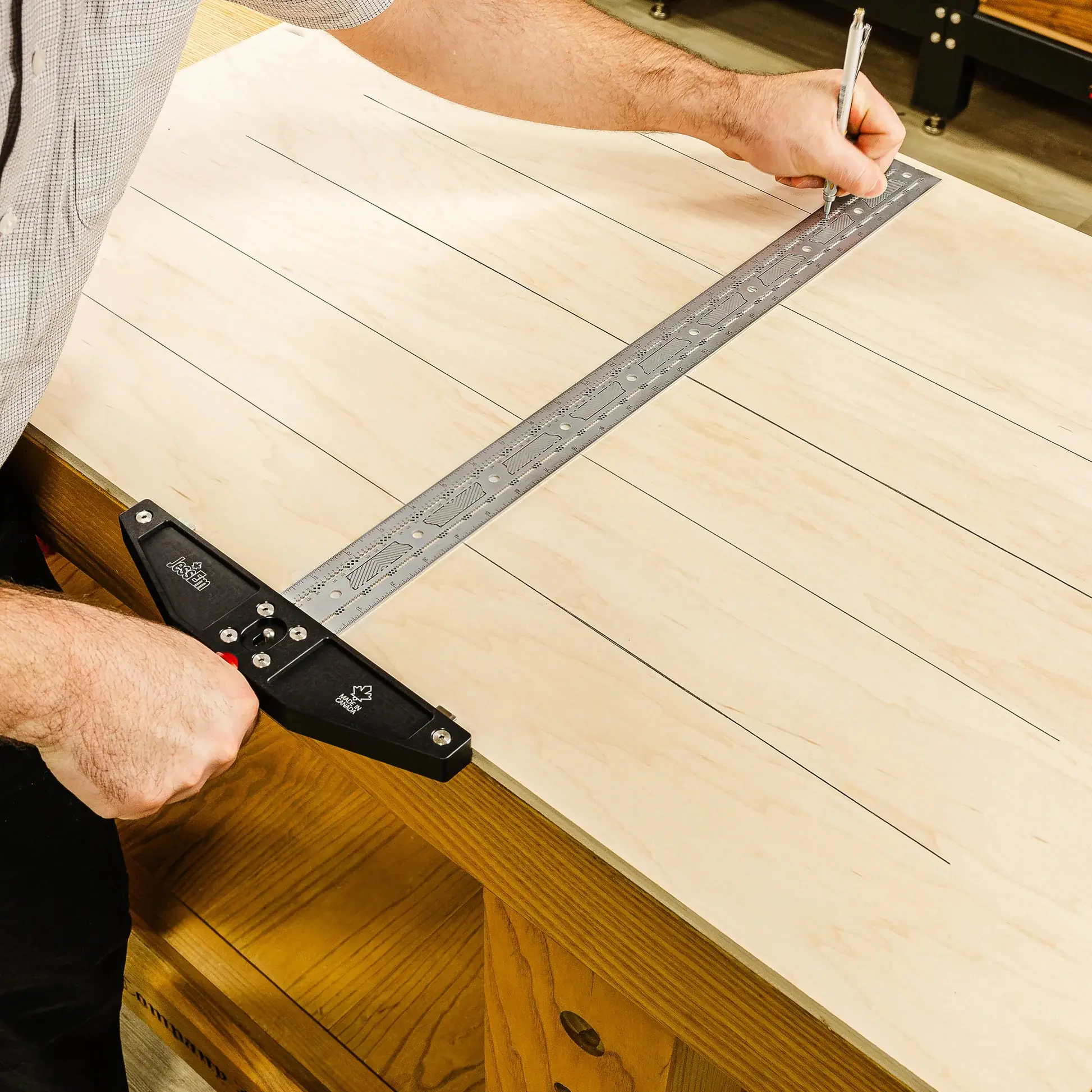 Sword angolo di battuta a T di precisione 150 mm "Dagger" JessEm