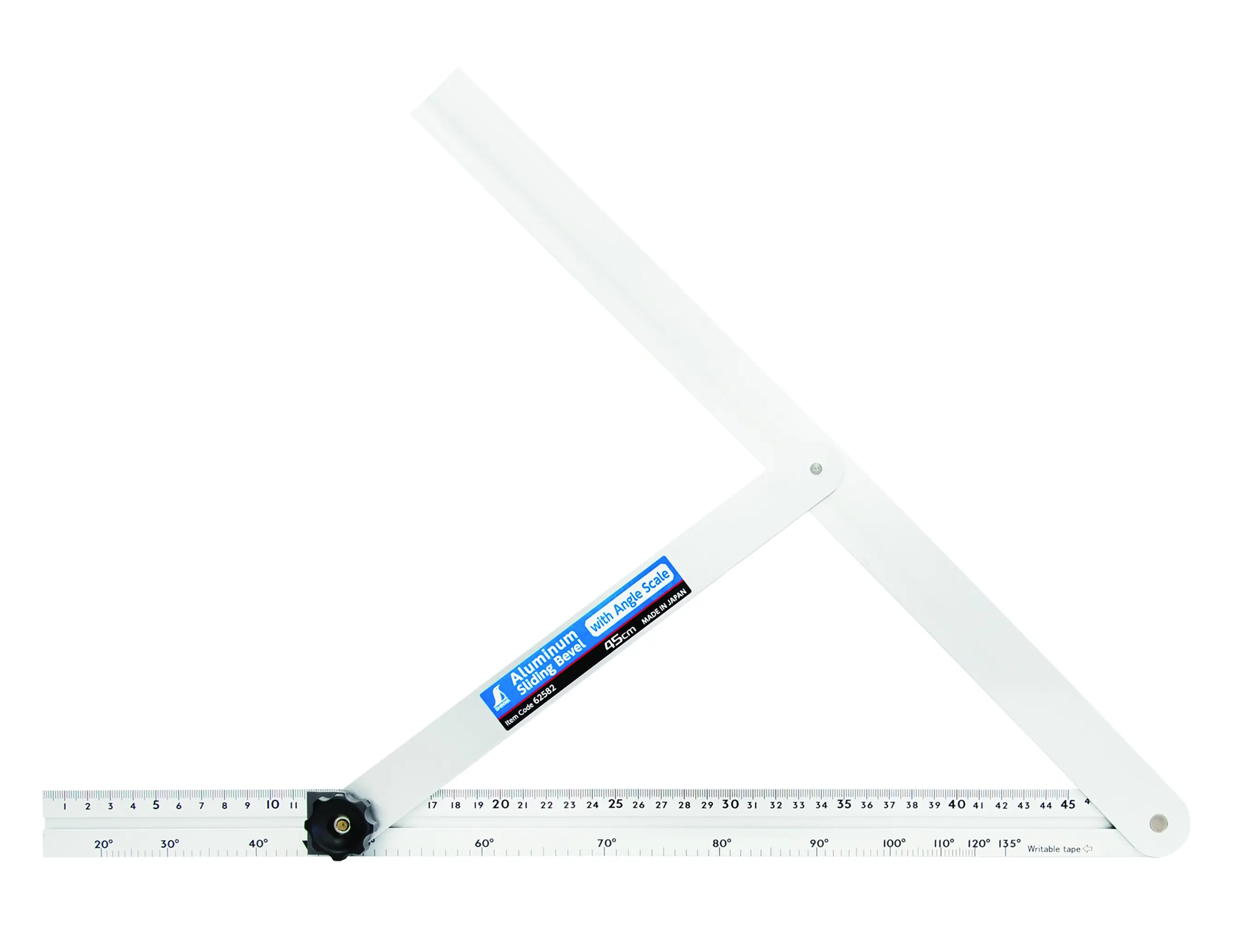 Falsa squadra grande con goniometro 45cm SHINWA