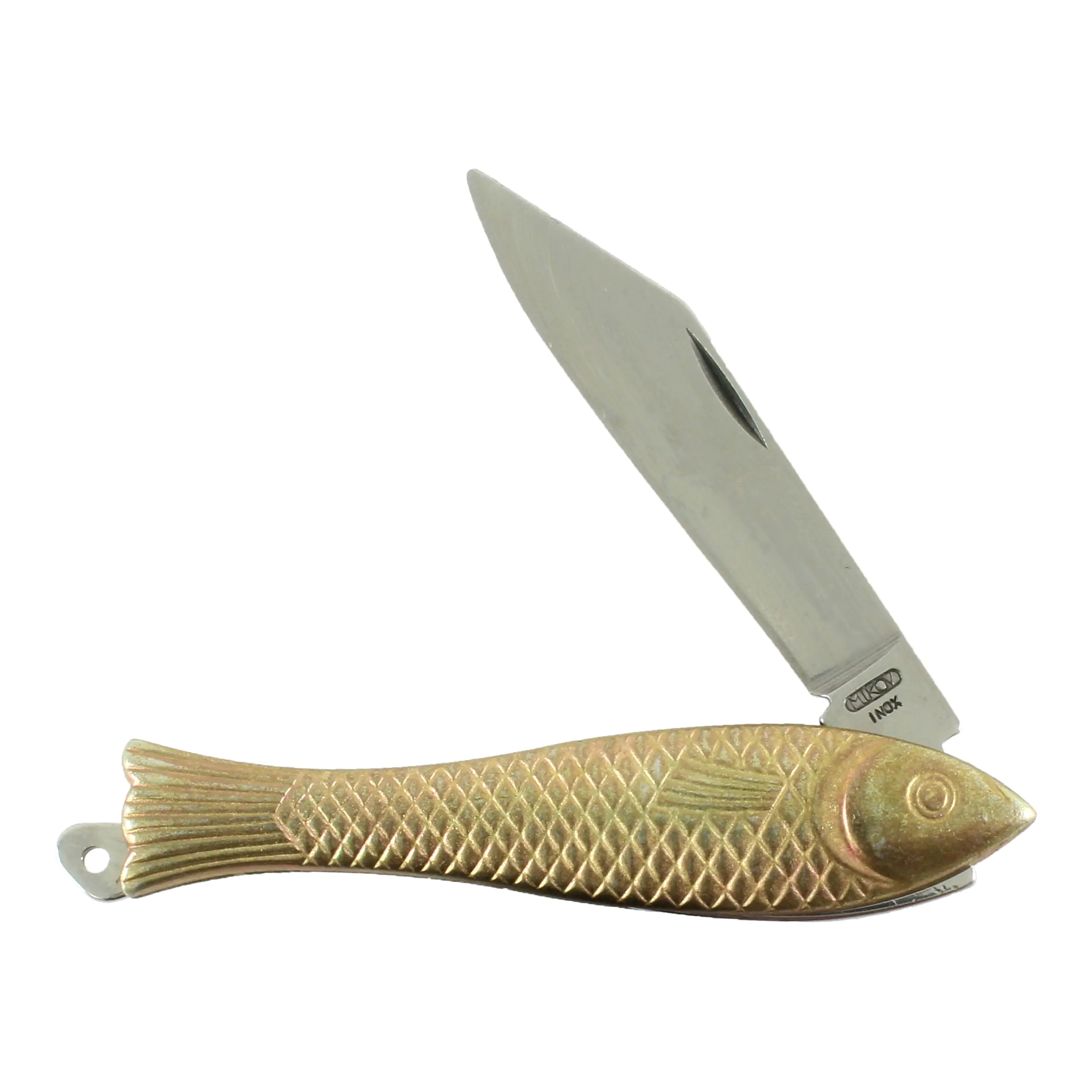 Coltello tascabile Rybička di MIKOV Modello YELLOW STONEWASH