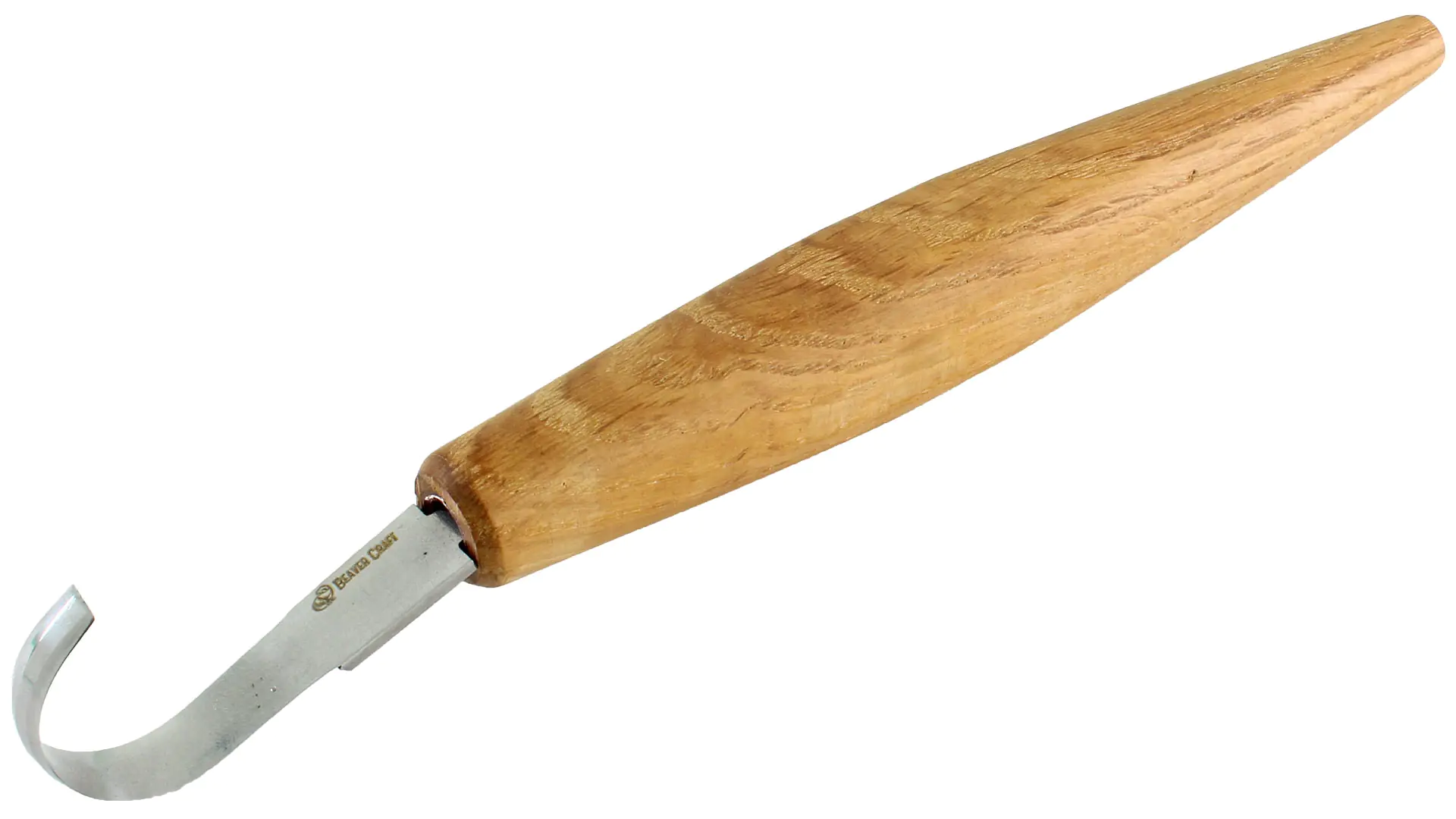 Coltello da intaglio fortemente curvo SK5S BEAVERCRAFT