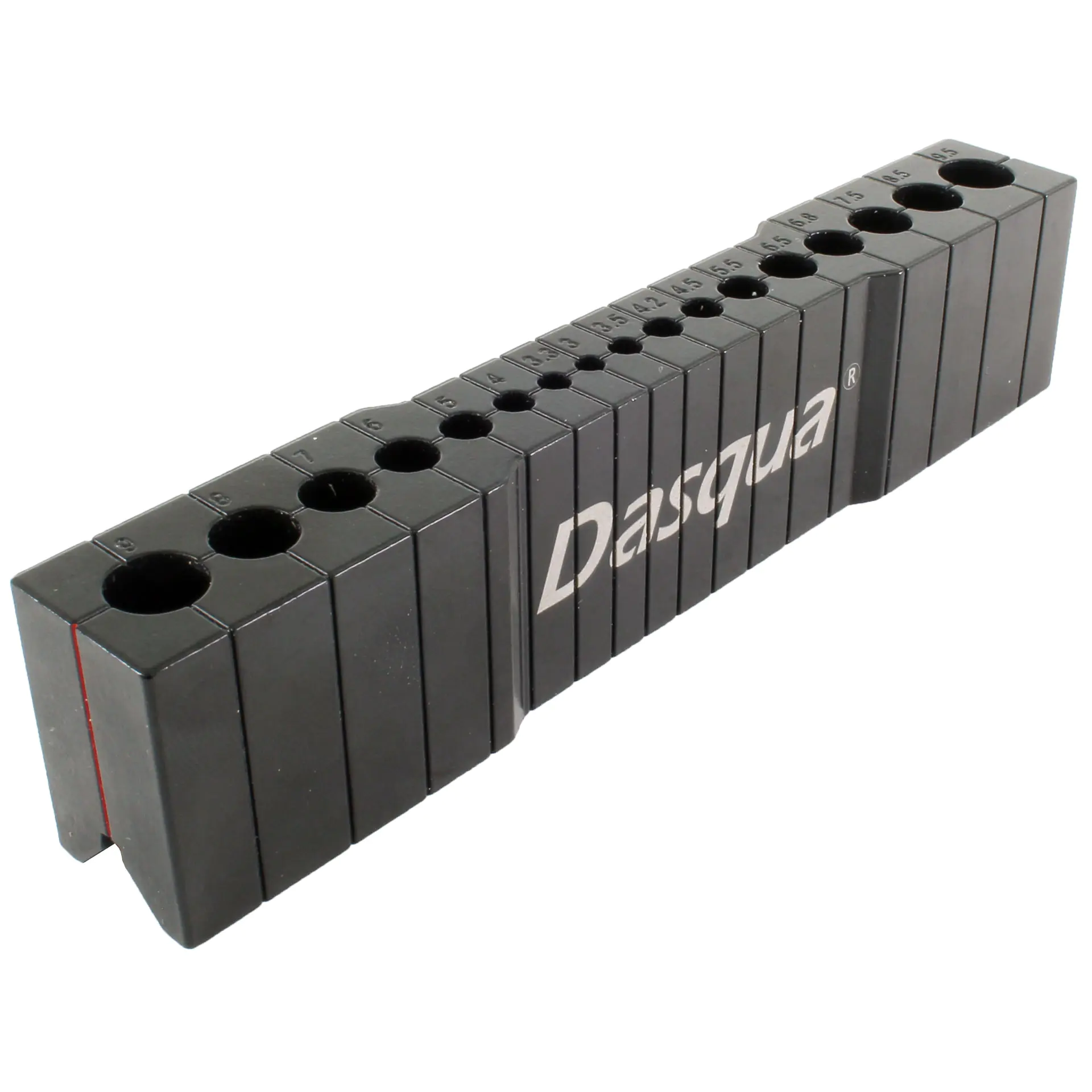 Guida per foratura ❘ BLACK-RED Plus ❘ DASQUA