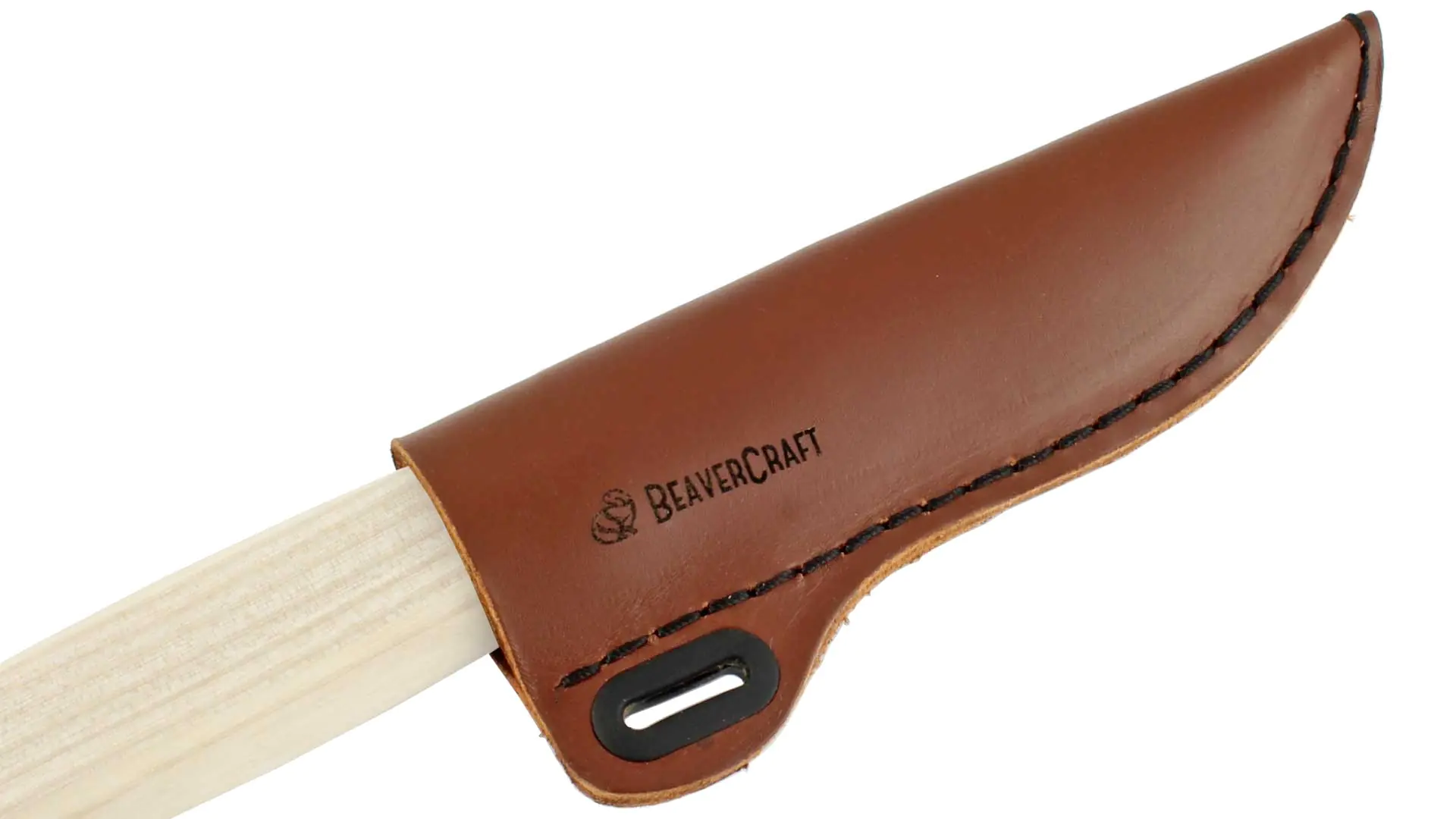 Fodero in pelle per coltello da intaglio BEAVERCRAFT
