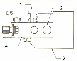 Fissaggio della lama dell'plane