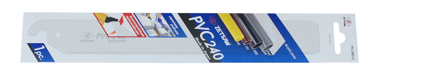 Lama di ricambio da 240 mm per sega per tubi in PVC Z-SAW