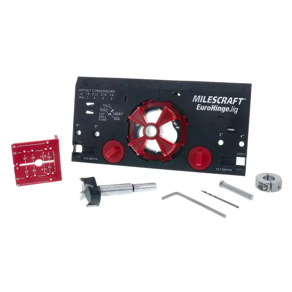 EuroHingeJig™ - Dima di foratura per cerniere a tazza MILESCRAFT