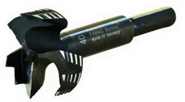 Bormax WS Tagliatore a tre lati set da 6 pezzi in cassetta di legno 15-20-25-30-35-40 mm 1620 FAMAG