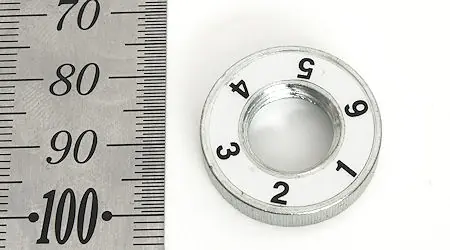 US-105-N Anello di regolazione con scala adatto pos. 66 per US-105 TORMEK T7 e T3