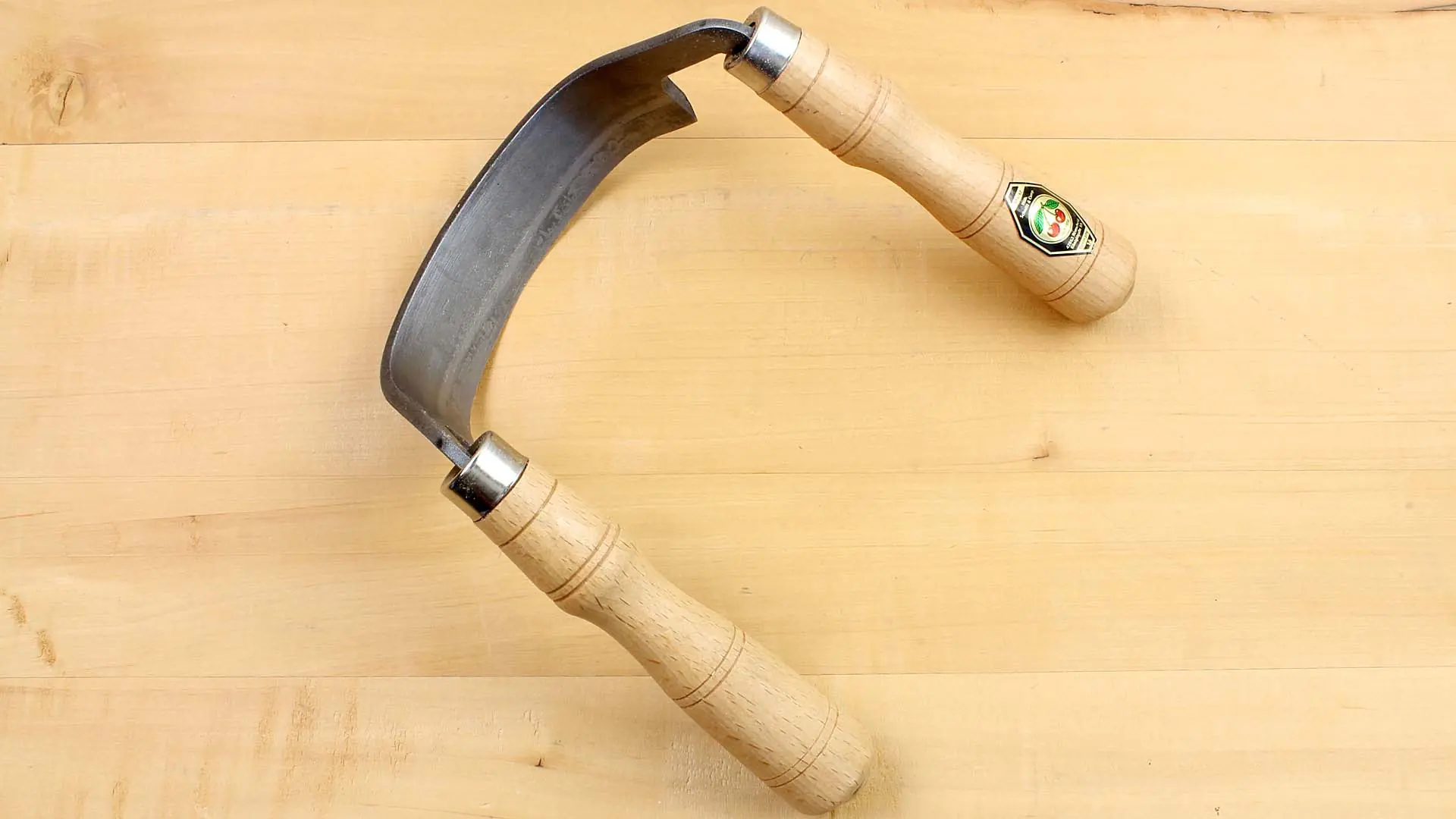Raschiatore botte 170 mm aperto con 2 manici DUE CILIEGIE