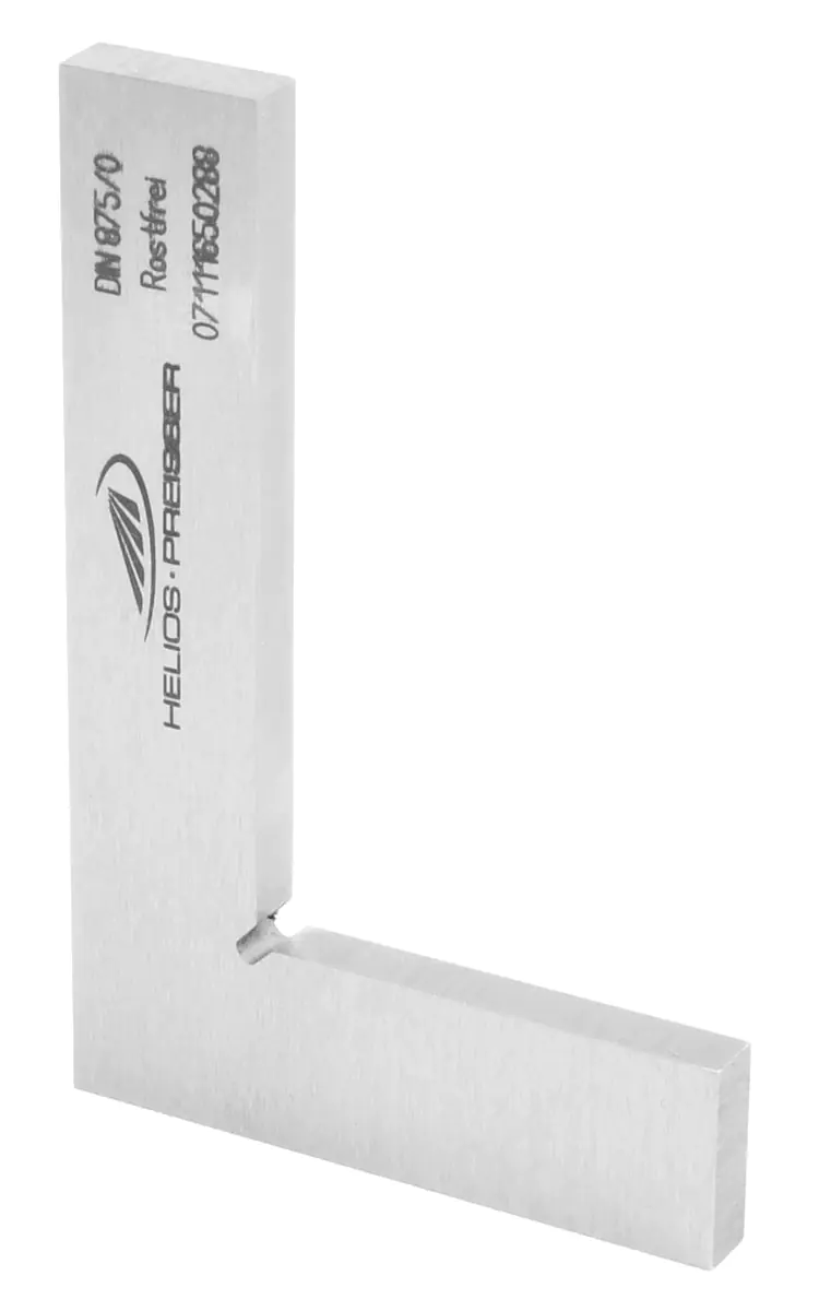 Squadra di alta precisione in acciaio 75 x 50 mm PREISSER Squadra di alta precisione in acciaio 75 x 50 mm PREISSER