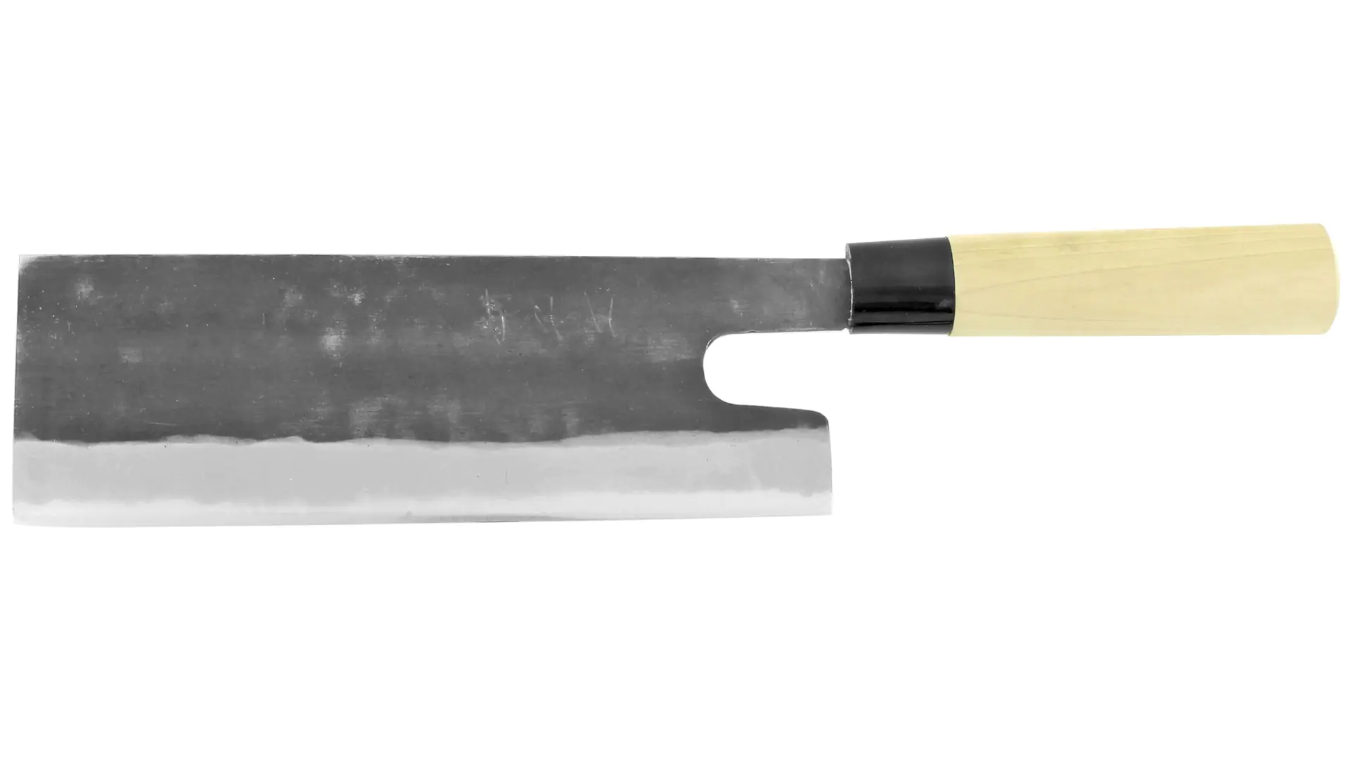 Soba Kiri - Coltello giapponese da pasta giapponese in acciaio bianco lama 240 mm SHIRO KAMO