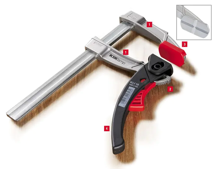 Strettotio KliKlamp Kli20 apertura 200 mm BESSEY Strettotio KliKlamp Kli20 apertura 200 mm BESSEY