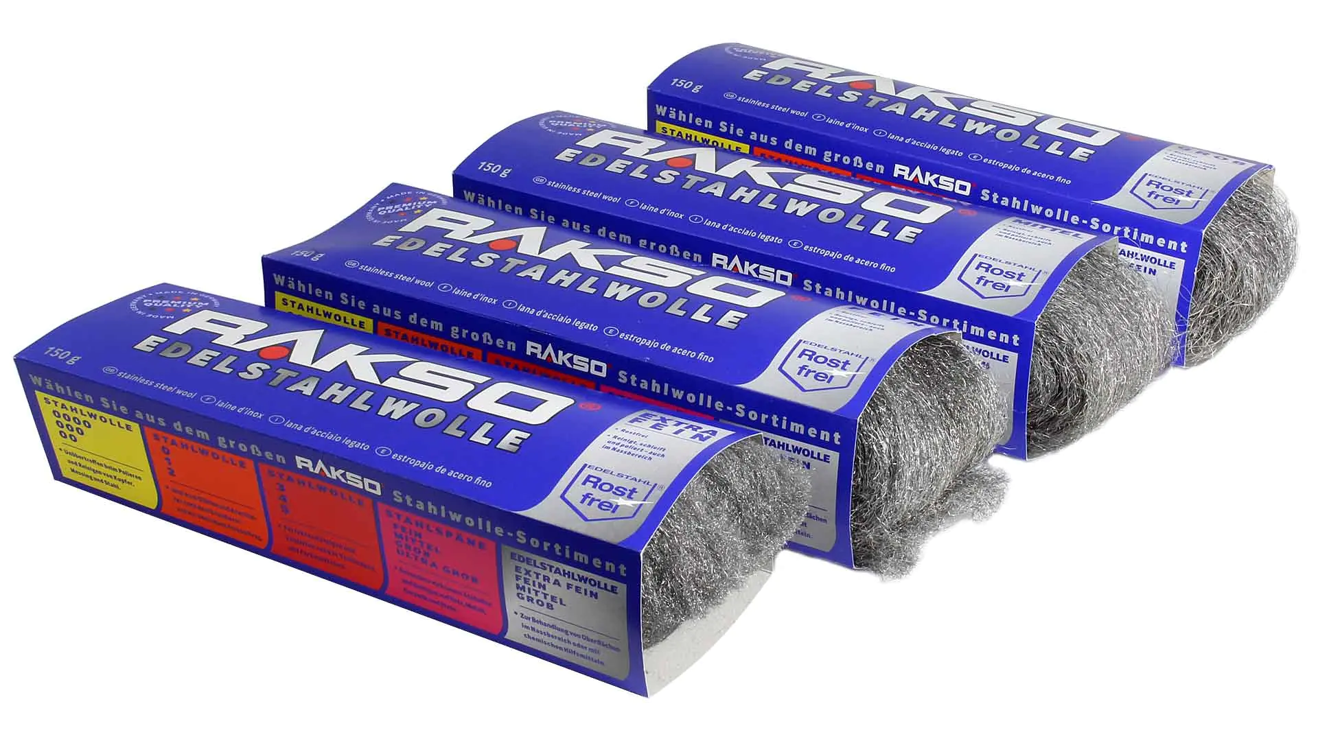 Lana d'acciaio inossidabile 150g RAKSO
