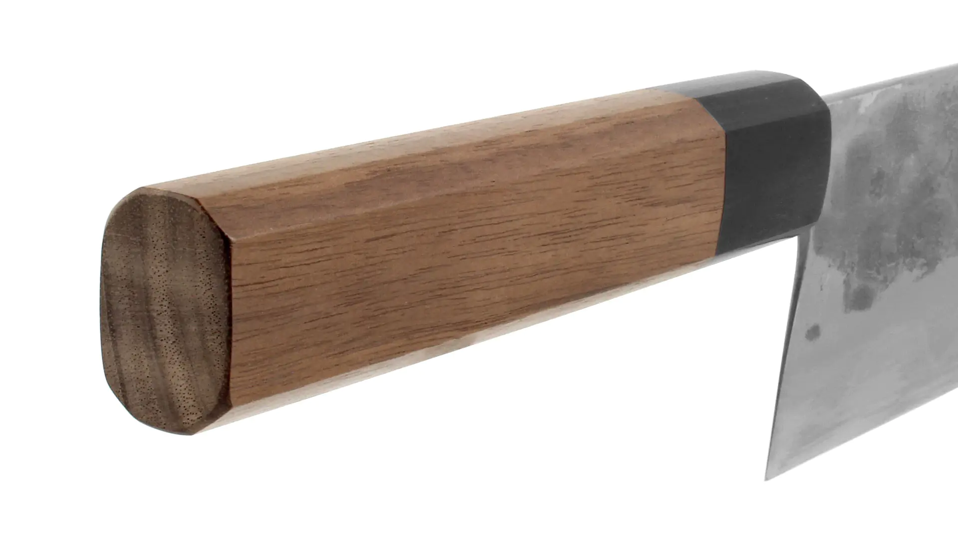 Nashiji Nakiri Blade Length 165 mm Jap. Kitchen Knife Aogami No. 1  Walnut Handle KATSUTO TANAKA Nashiji Nakiri Blade Length 165 mm Jap. Kitchen Knife Aogami No. 1  Walnut Handle KATSUTO TANAKA