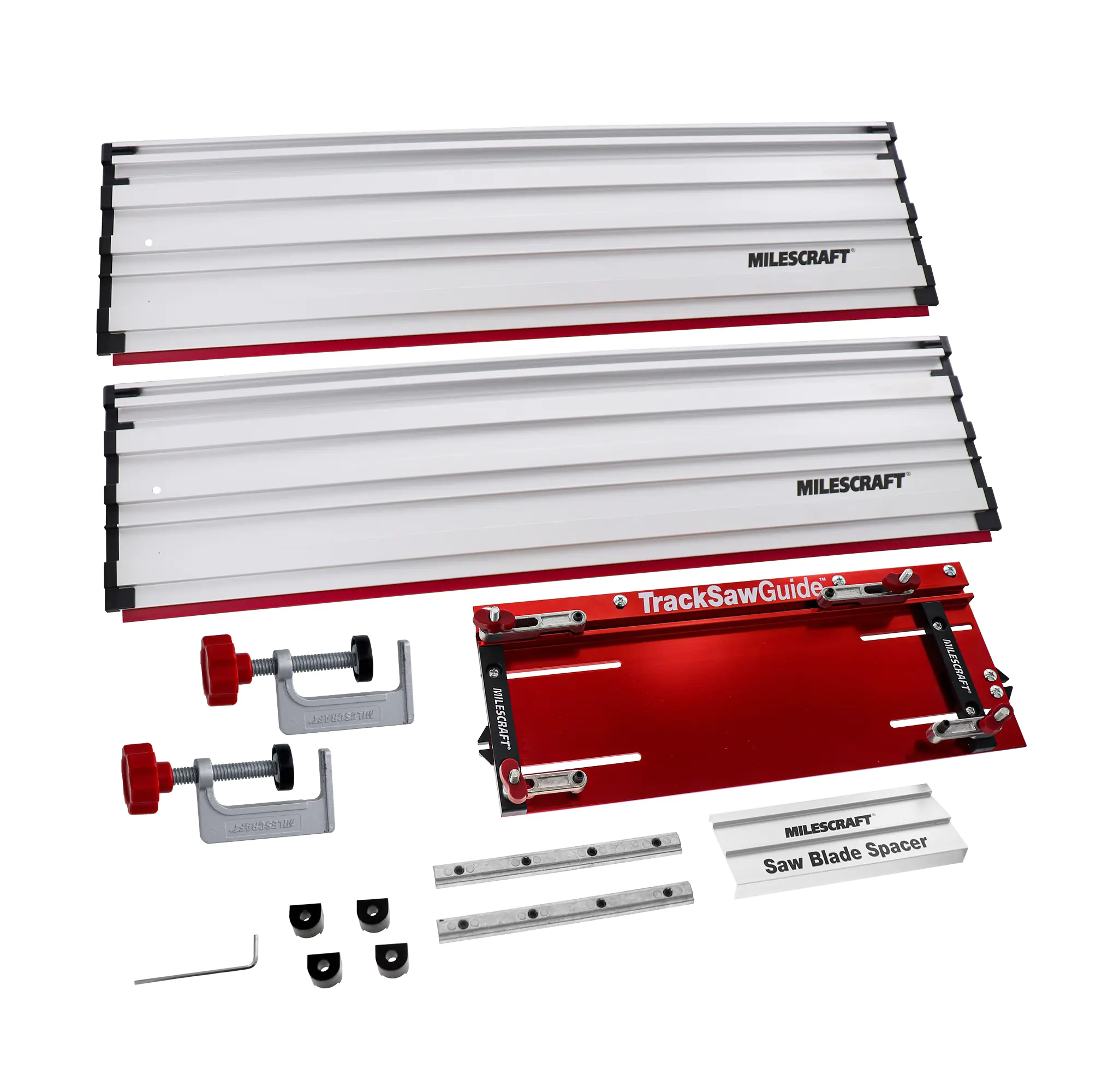 Sistema di guida a binario per seghe circolari "TrackSawGuide" MILESCRAFT