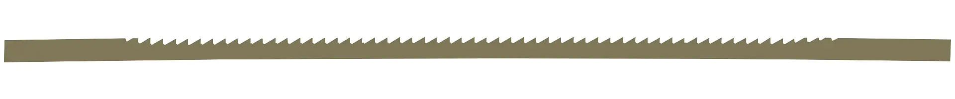 Lama grossa per sega da traforo lunghezza 130 mm - 6 denti per cm = 15 TPI una dozzina PEGAS