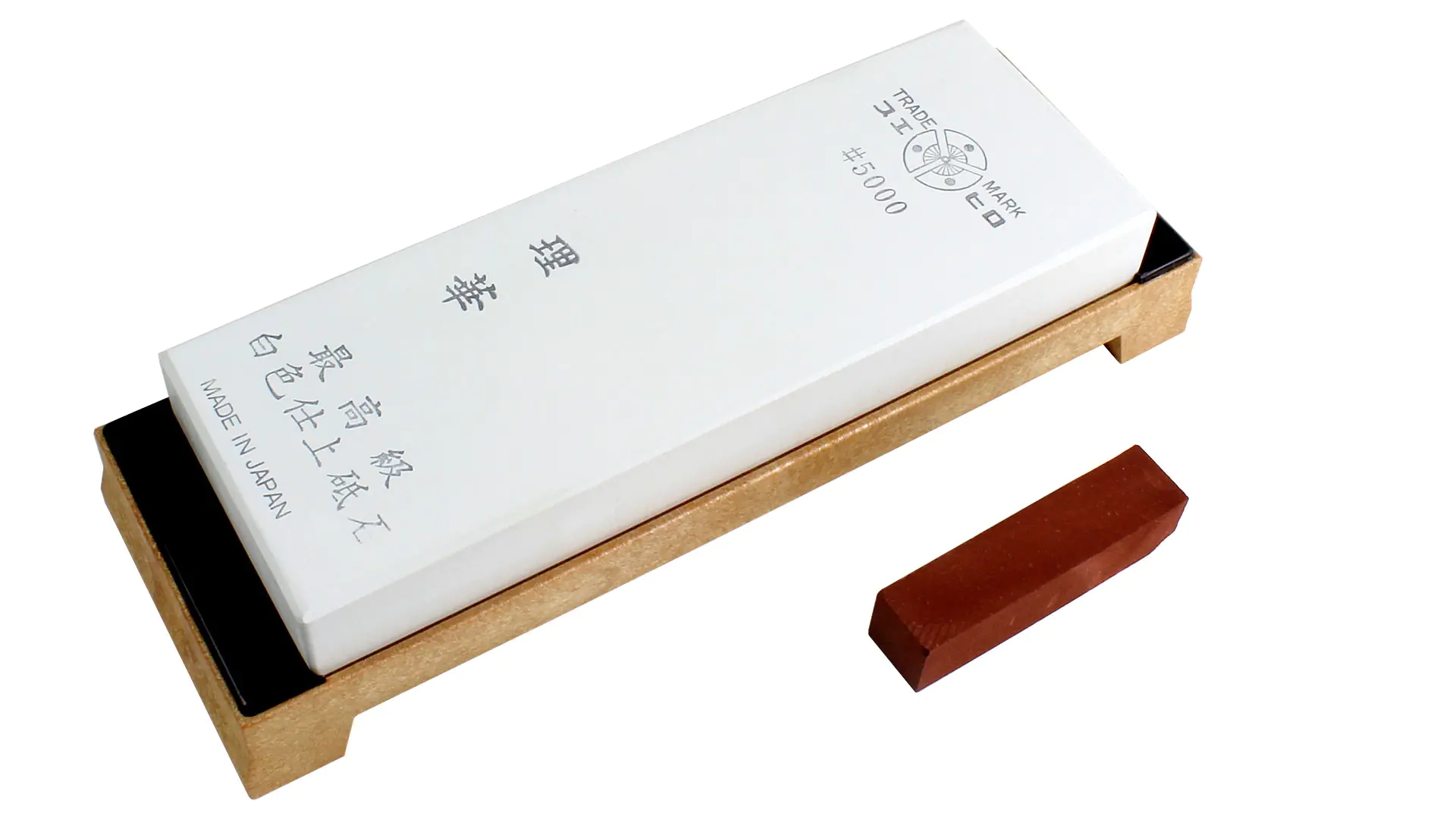 SUEHIRO RIKA Pietra giapponese da lappatura grande montata 5000 misura 205x73x23 mm