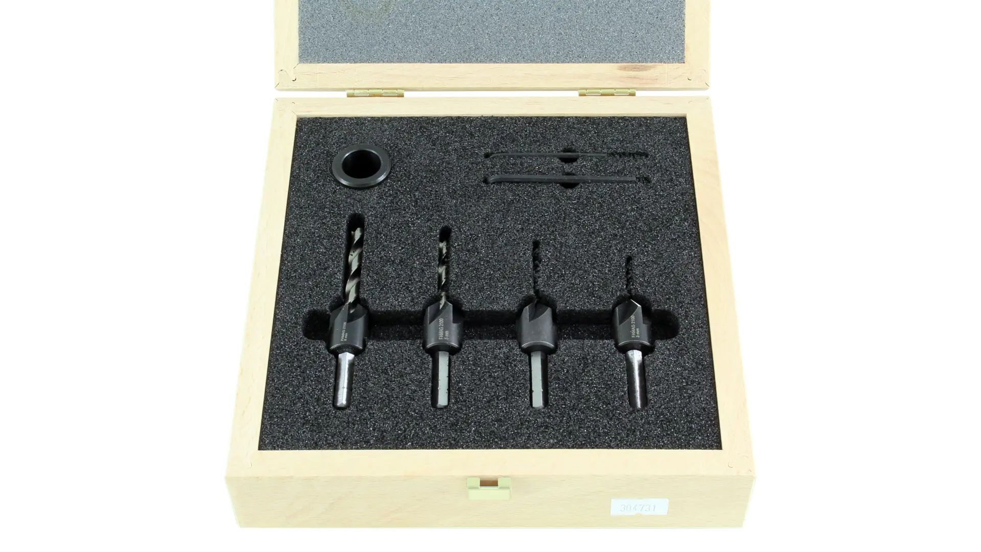 Set di 4 svasatore a innesto con alberino esagonale HSS 3-4-5-6 mm FAMAG