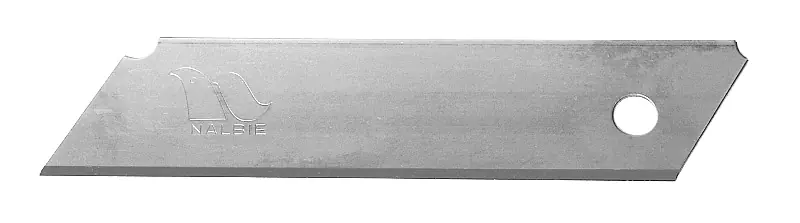 Set di 10 lame di ricambio inossidabili per rasoio di sicurezza (Cutter) NALBIE