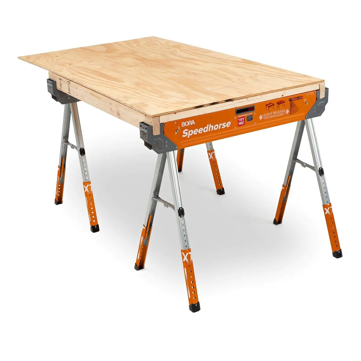 Set di 2 Cavalletti da lavoro regolabile “Speedhorse XT” PM-4550 BORA Set di 2 Cavalletti da lavoro regolabile “Speedhorse XT” PM-4550 BORA