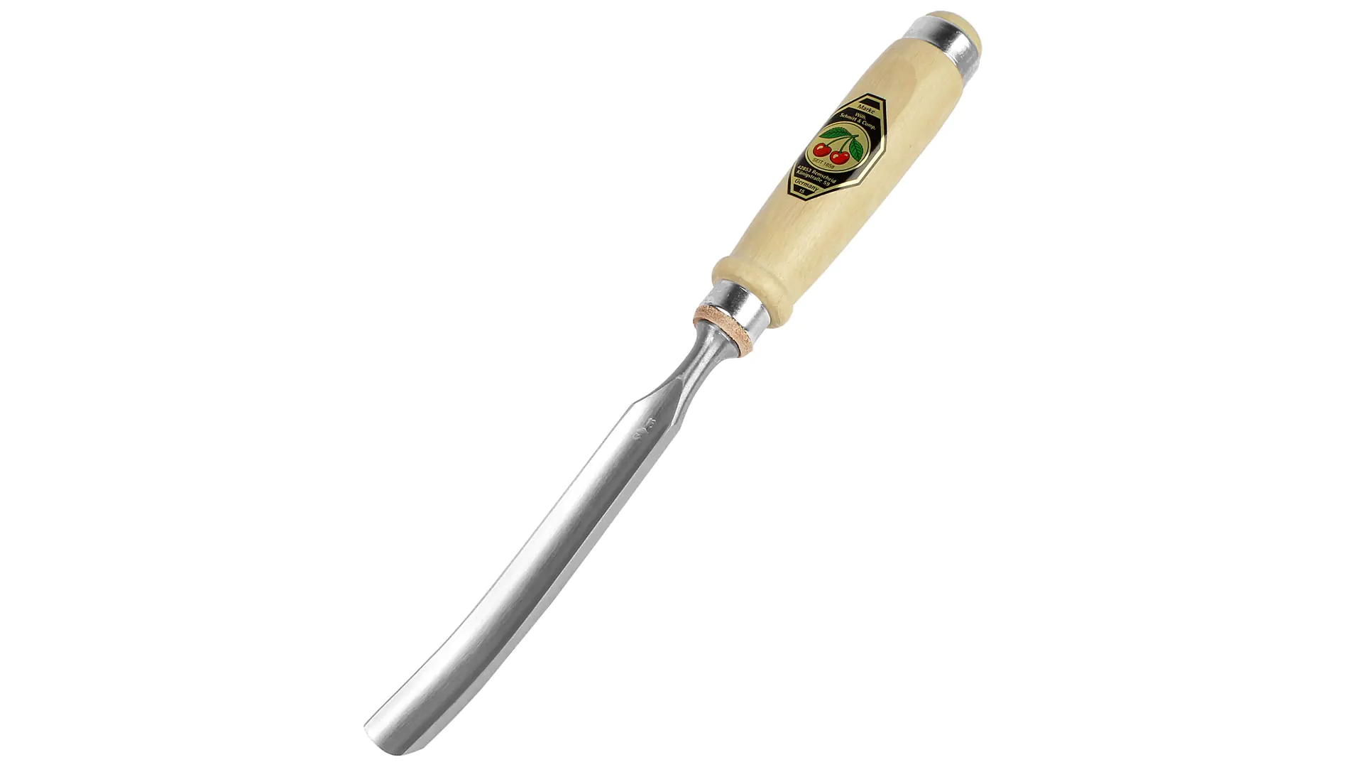 Scalpello per scale cavo curvato 16mm no. 1531 DUE CILIEGIE