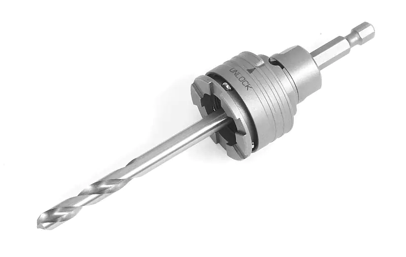 Codolo esagonale di fissaggio da 6,35 mm per fresa a tazza S-Lock DL per metalli duri con chiusura rapida 20-38mm MIYANAGA