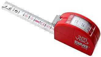 Nastro metrico 405 VISO lunghezza 3m graduazione in mm BMI