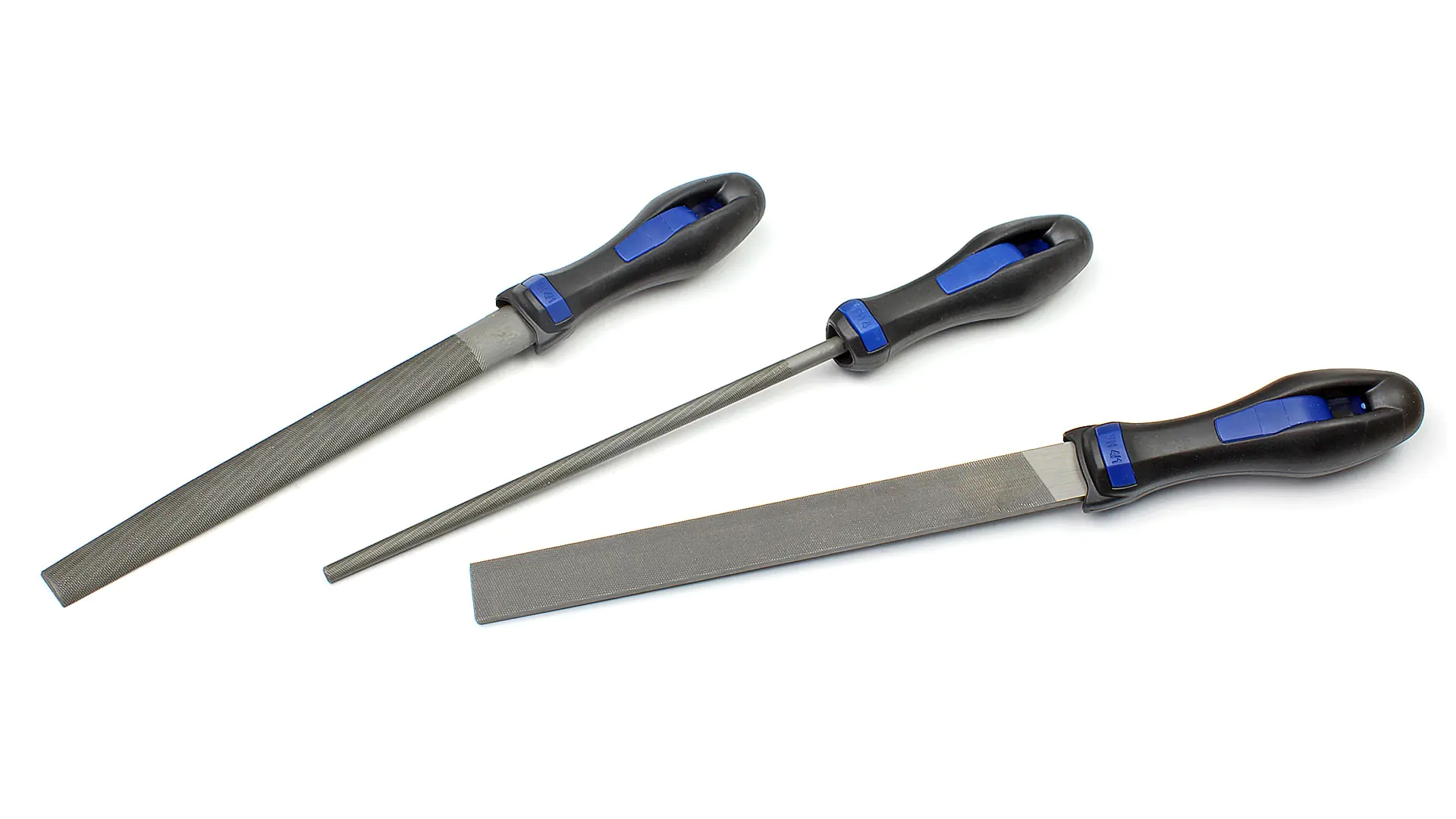 Set of 3 Files with ergonomical Handle Cut 2 Cut Length 200 mm AJAX Set of 3 Files with ergonomical Handle Cut 2 Cut Length 200 mm AJAX
