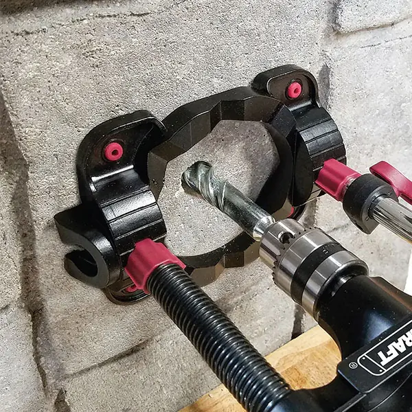 Supporto per foratura DrillMate (perno esagonale e mandrino) MILESCRAFT Supporto per foratura DrillMate (perno esagonale e mandrino) MILESCRAFT