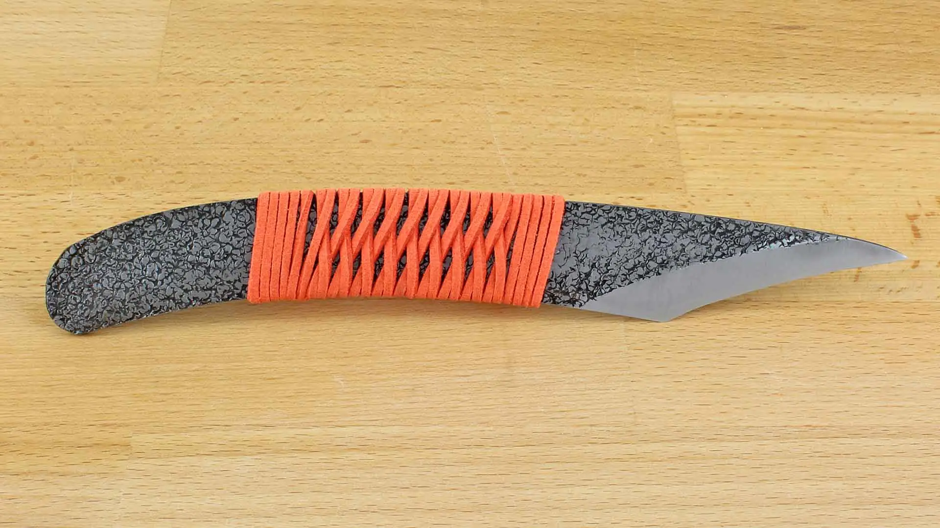 Kiridashi Kogatana carbon steel curved Carving Knife Bevel right Side SHIBANO Kiridashi Kogatana carbon steel curved Carving Knife Bevel right Side SHIBANO